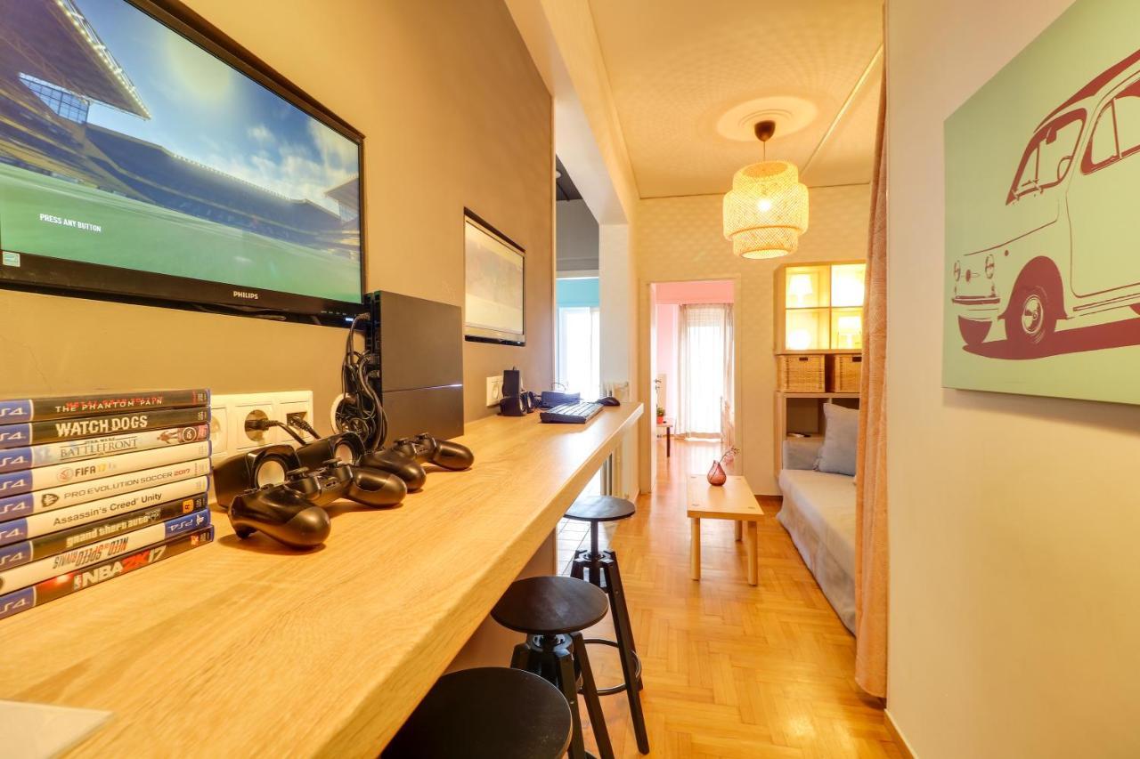 Spacious Central Flat☆3Min To Metro☆Ac|Netflix|Pc Aten Exteriör bild