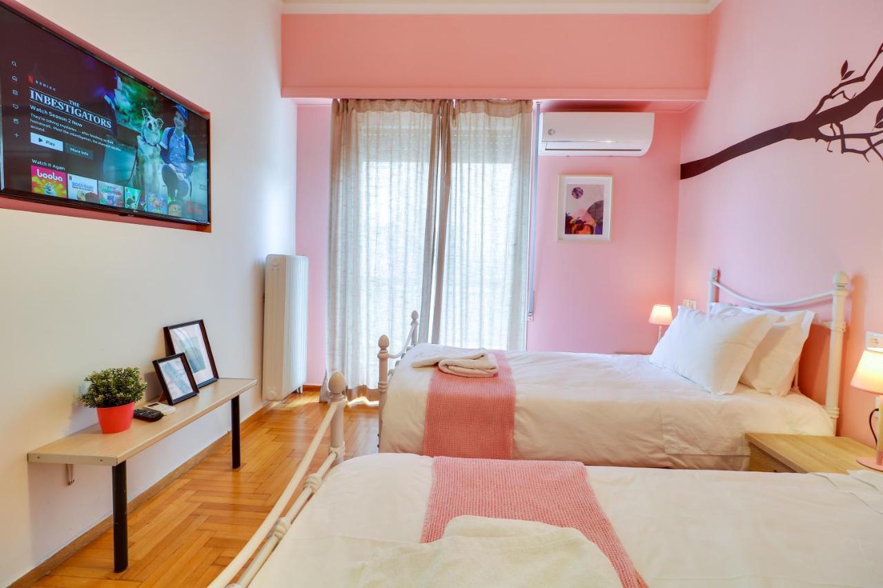 Spacious Central Flat☆3Min To Metro☆Ac|Netflix|Pc Aten Exteriör bild